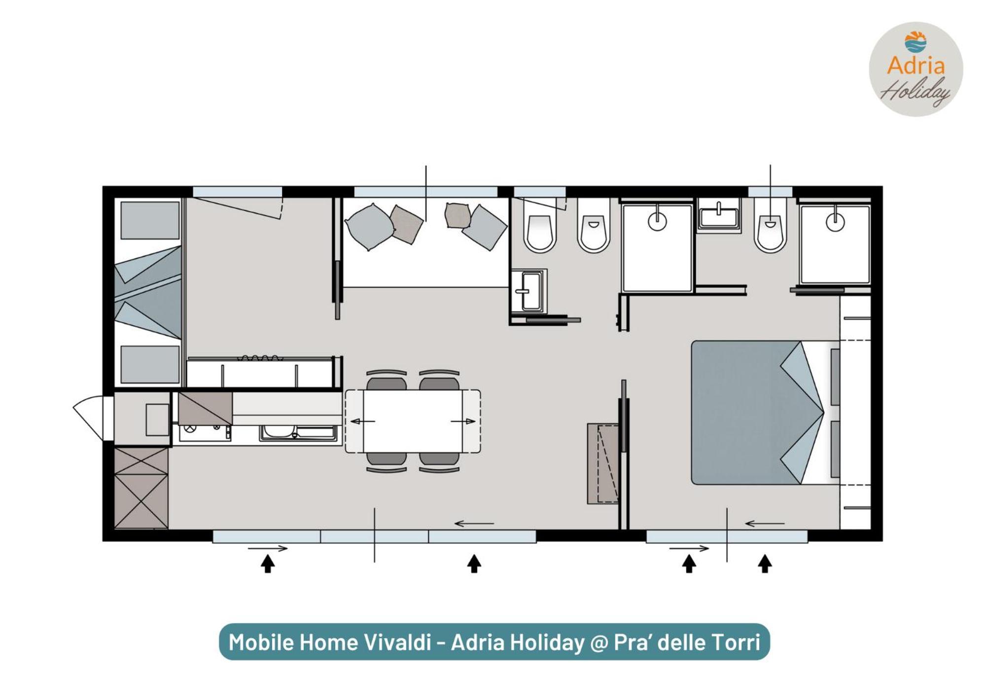 Pra' Delle Torri - Adria Holiday Mobile Homes カオルレ エクステリア 写真